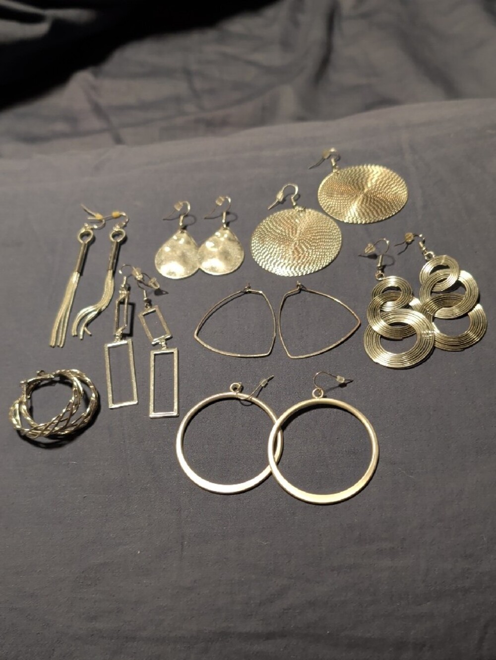 Silver Earring Bundle - 8 Pairs